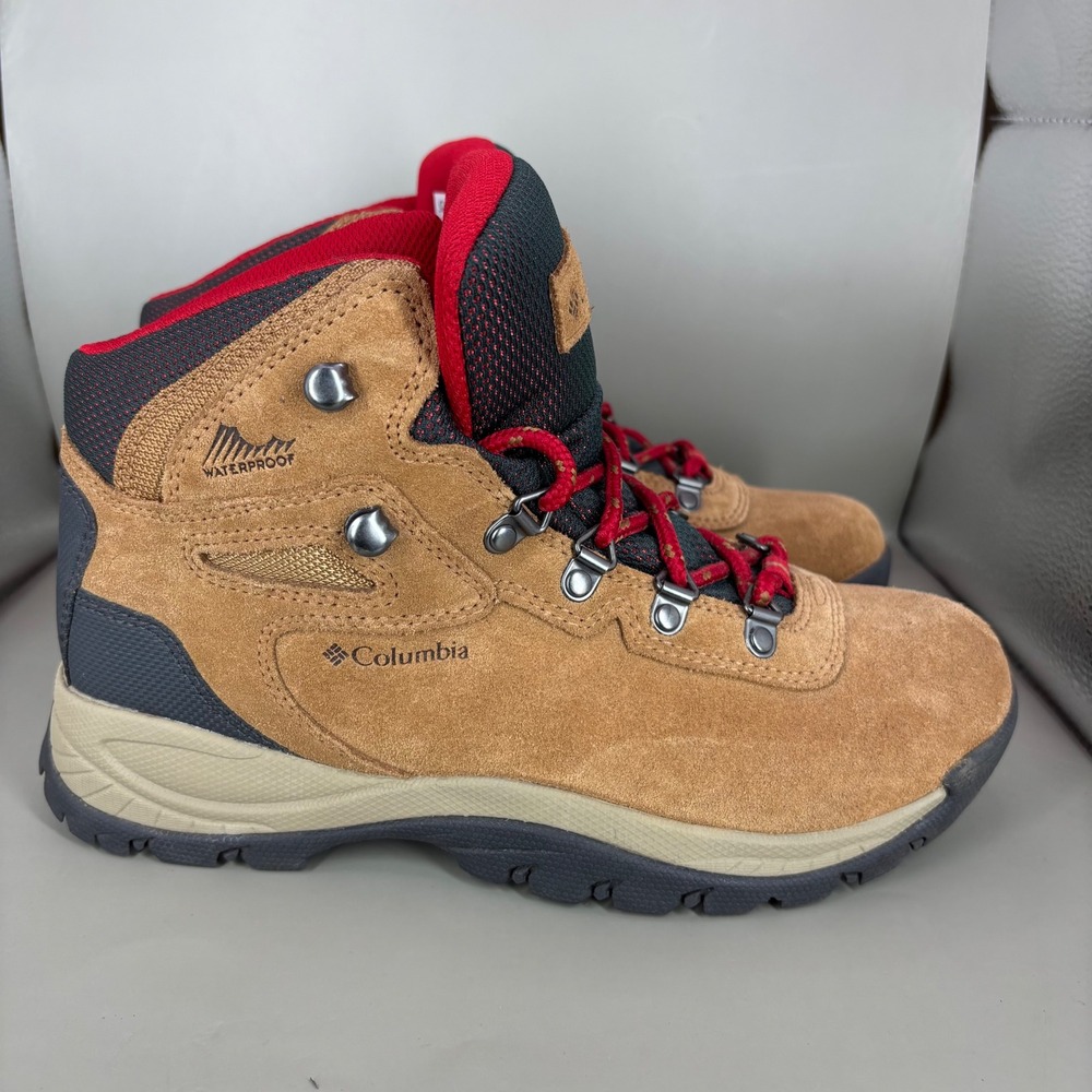 Columbia Newton Ridge Plus Waterproof Hiking Boots Elk Mountain Red BL4552-286 8